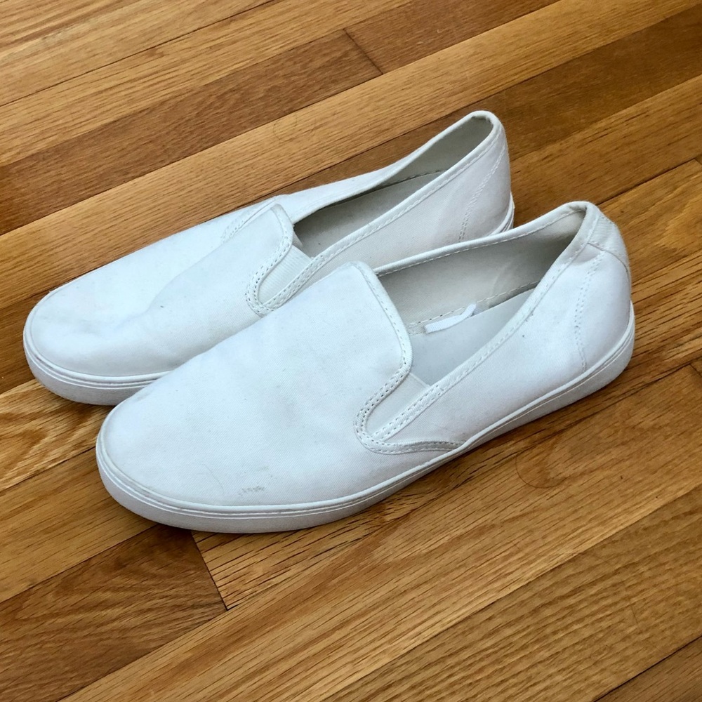 Old Navy White Slip On Sneakers